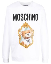 Moschino Logo Bear Print Sweatshirt