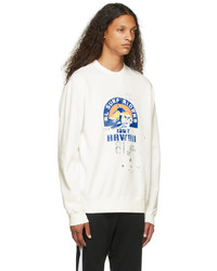Polo Ralph Lauren White Fleece Graphic Sweatshirt