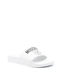 Moschino Smiley Face Print Slides