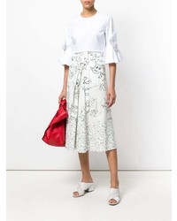 Marni Printed Midi Skirt