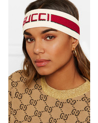 Gucci Printed Intarsia Knit Headband