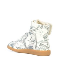 Maison Margiela Dollar Print Future Hi Top Sneakers
