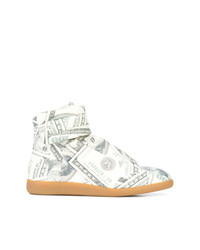 Maison Margiela Dollar Print Future Hi Top Sneakers
