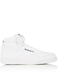 Reebok Ex O Fit Leather Sneakers