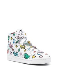 adidas Graphic Print High Top Sneakers