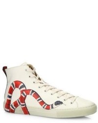 Gucci Major Sneaker Leather High Top Sneakers