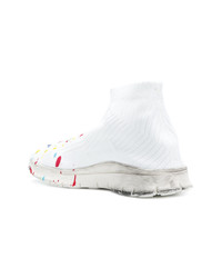 Maison margiela paint discount drop sock sneakers