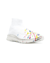 Maison Margiela Paint Splatter Sock Sneakers