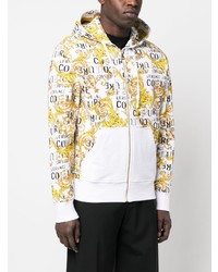VERSACE JEANS COUTURE Barocco Print Cotton Hoodie