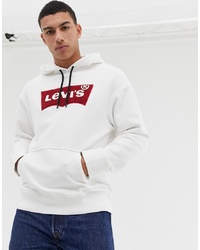 Levi's Batwing Logo Hoodie In White