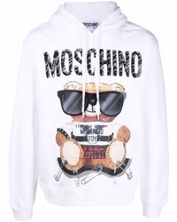 Moschino Bear Motif Cotton Hoodie