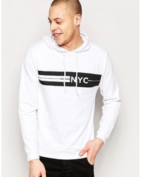 Asos Brand Hoodie With Nyc Print