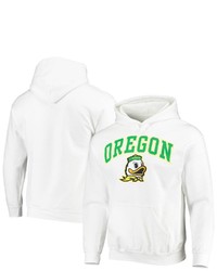 FANATICS Branded White Oregon Ducks Campus Logo Pullover Hoodie At Nordstrom
