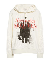 Alexander McQueen Campaign Graphic Hoodie In Ivorymix At Nordstrom