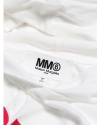 MM6 MAISON MARGIELA Front Printed Elongated Hoodie