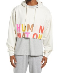 HUMAN NATION Gender Inclusive Pride Crop Hoodie