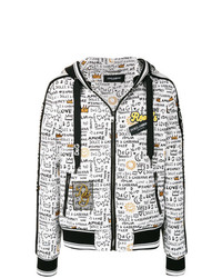 Dolce & Gabbana Graffiti Print Zip Hoodie, $1,224 | farfetch.com 