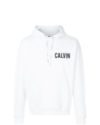 calvin klein jeans white hoodie