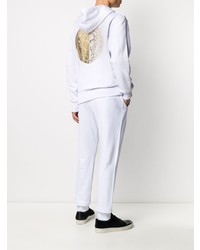 VERSACE JEANS COUTURE Logo Print Zipped Hoodie