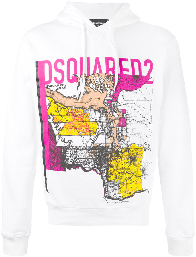dsquared2 hooded sweatshirt