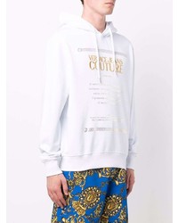 VERSACE JEANS COUTURE Metallic Logo Print Hoodie