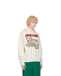 Gucci Off White Cat Logo Hoodie