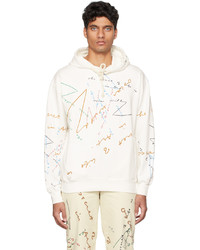JW Anderson Off White French Terry Print Hoodie
