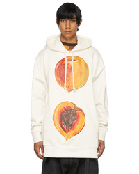 JW Anderson Off White Oversized Peach Hoodie