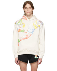 JW Anderson Off White Pol Anglada Classic Rugby Print Hoodie