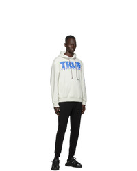 McQ Off White True Freedom Relaxed Hoodie