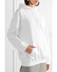 Balenciaga Oversized Printed Cotton Jersey Hoodie