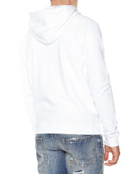 DSQUARED2 Skater Print Hooded Sweatshirt White