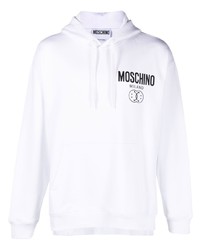 Moschino Smile Logo Print Cotton Hoodie