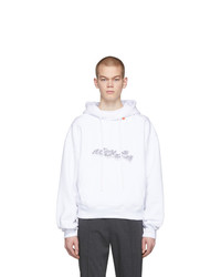 Off-White White 3d Pencil Hoodie