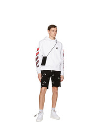 Off-White White And Red Slim Marker Hoodie