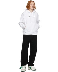 Off-White White Black Negative Mark Hoodie