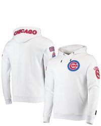 PRO STANDARD White Chicago Cubs Logo Pullover Hoodie At Nordstrom