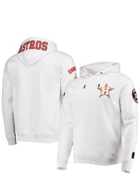 PRO STANDARD White Houston Astros Logo Pullover Hoodie At Nordstrom