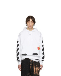 Off-White White Incomplete Spray Paint Hoodie