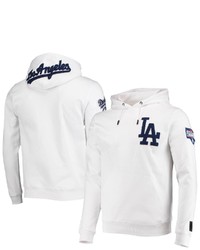 PRO STANDARD White Los Angeles Dodgers Logo Pullover Hoodie At Nordstrom