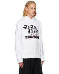 DSQUARED2 White Lunar New Year Hoodie