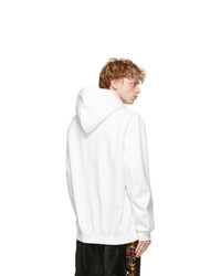 Doublet White Not Birthday Embroidery Hoodie