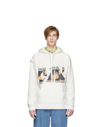 Name White Patch Hoodie