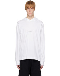 Givenchy White Printed Hoodie