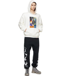 Heron Preston White Split Herons Hoodie