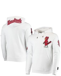 PRO STANDARD White St Louis Cardinals Logo Pullover Hoodie At Nordstrom