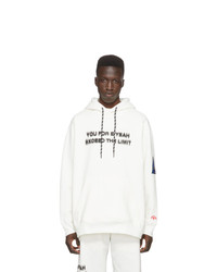 Adidas Originals By Alexander Wang White You For E Yeah Exceed The Limit Hoodie