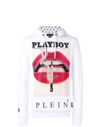 Philipp Plein X Playboy Printed Crystal Hoodie
