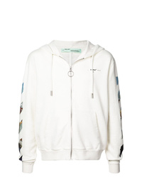 Off-White Zipped Up Hoodie