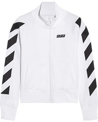 Off-White Printed Cotton Blend Jersey Jacket X Small
